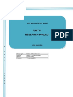 Manual of HND Research Project - Final - 0