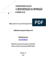 GARCIA Rodrigo Moreira VII Semana Biblioteca 2012 PDF