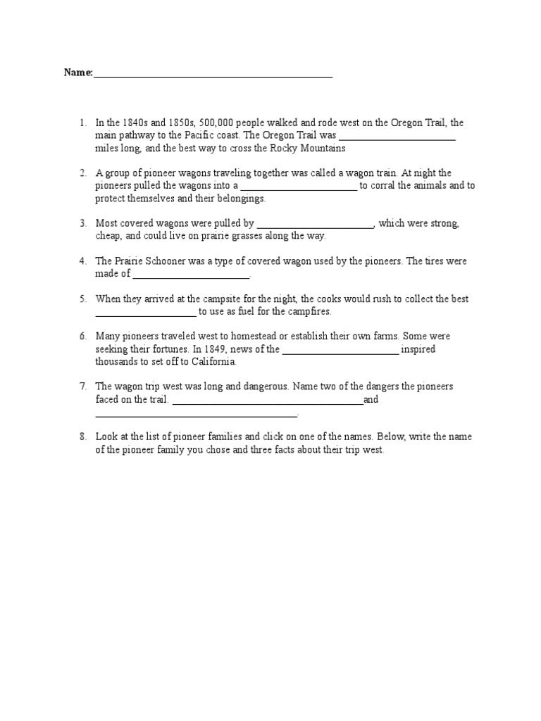 Webquestsheet | PDF | Travel