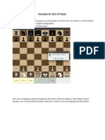 Test ChessGUI class displays chess board and game functions