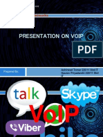 Presentation On Voip: Computer Networks