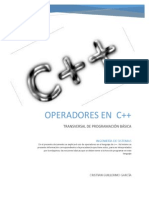 Operadores en C++ PDF