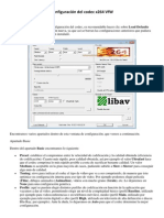 Configuración Del Codec x264 VFW PDF