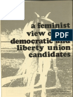 A Feminist View of The Democratic and Liberty Union Candidates - Chittenden Magazine - Sept. 1972