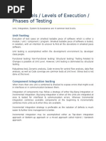 Notes Istqb 2chap Test Levels