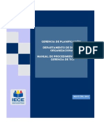 Manual Procedimientos Gerencia TICS PDF