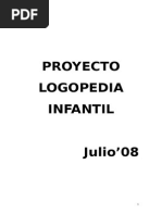 PROYECTO Logopedia Infantil