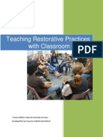 teaching restorative practices in the classroom 7 lesson curriculum