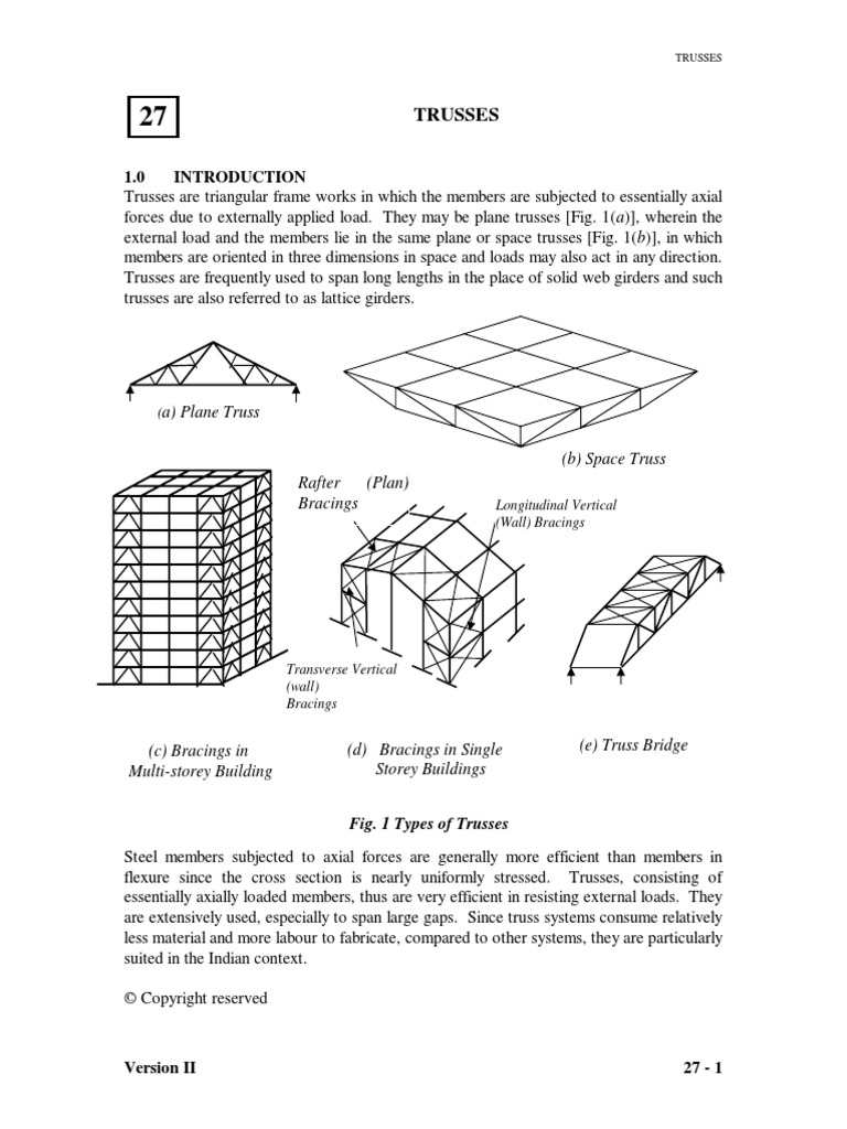 Long Span Truss PDF | PDF | Science & Mathematics | Technology ...