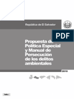 Propuesta de Polìtica Especial y Manual de Persecución de Los Deltos Ambientales PDF