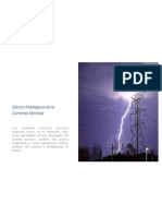 Efectos Fisiológicos de La Corriente Eléctrica PDF