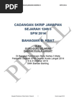 Sejarah-Cadangan Skrip Jawapan Kertas 3 SPM 2014 (Bahagian B)