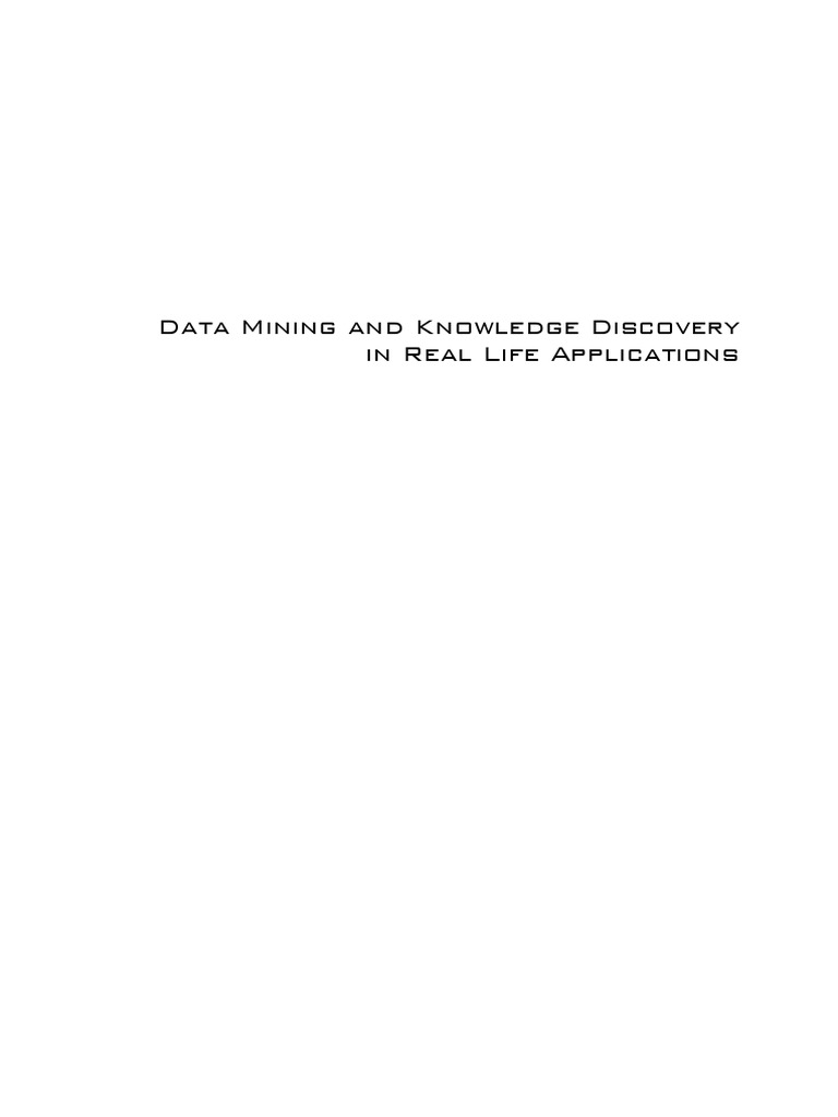 Data Mining From Data To Knowledge PDF | PDF | Data Mining | Project ...