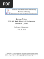 Basic Electrical Engineering - Leacture Notes