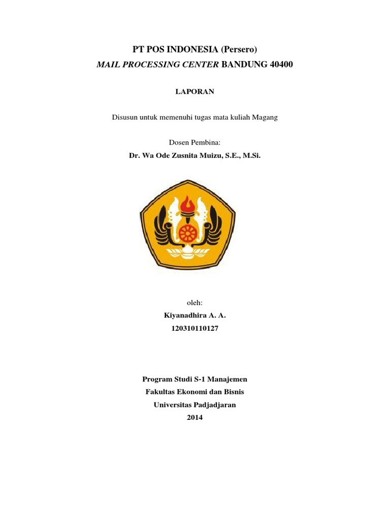 Contoh Laporan Magang Di Perusahaan Seputar Laporan