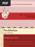 Download Pelanggaran Kode Etik Profesi dalam Jasa Konstruksippt by Ririn Utari SN242889416 doc pdf