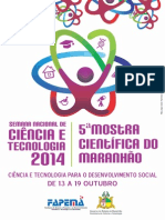 5a Mostra Científica do Maranhão e Semana Nacional de Ciência e Tecnologia 2014