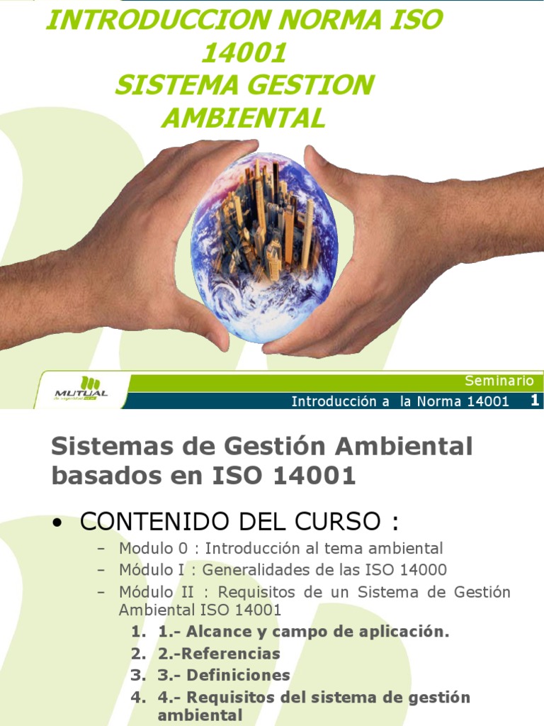 Introduccion A La Norma ISO 14001 - Vo.2005 | PDF | Contaminación ...