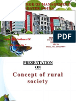 Concept of Rural Society