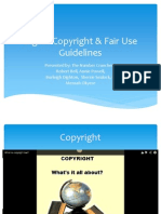 Number Crunchers w10-12 Digital Copyright Fair Use Guidelines