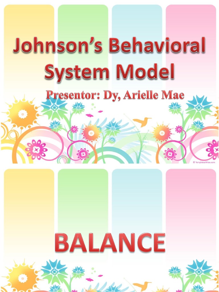 Dorothy Johnson's Theory PDF Behavior System