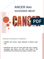 CANCER and Processed Meat