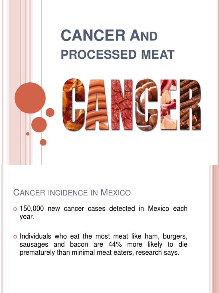 CANCER and Processed Meat | PDF | Wellness