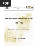 Plano de Desenvolvimento Institucional da UTFPR