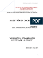 Mediacion y Organizacion Efectiva de Un Grupo 1 PDF