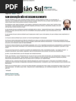 Região Sul - SEM EDUCAÇÃO NÃO HÁ DESENVOLVIMENTO - António Grosso Correia