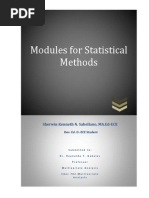 Modules For Statistical Methods