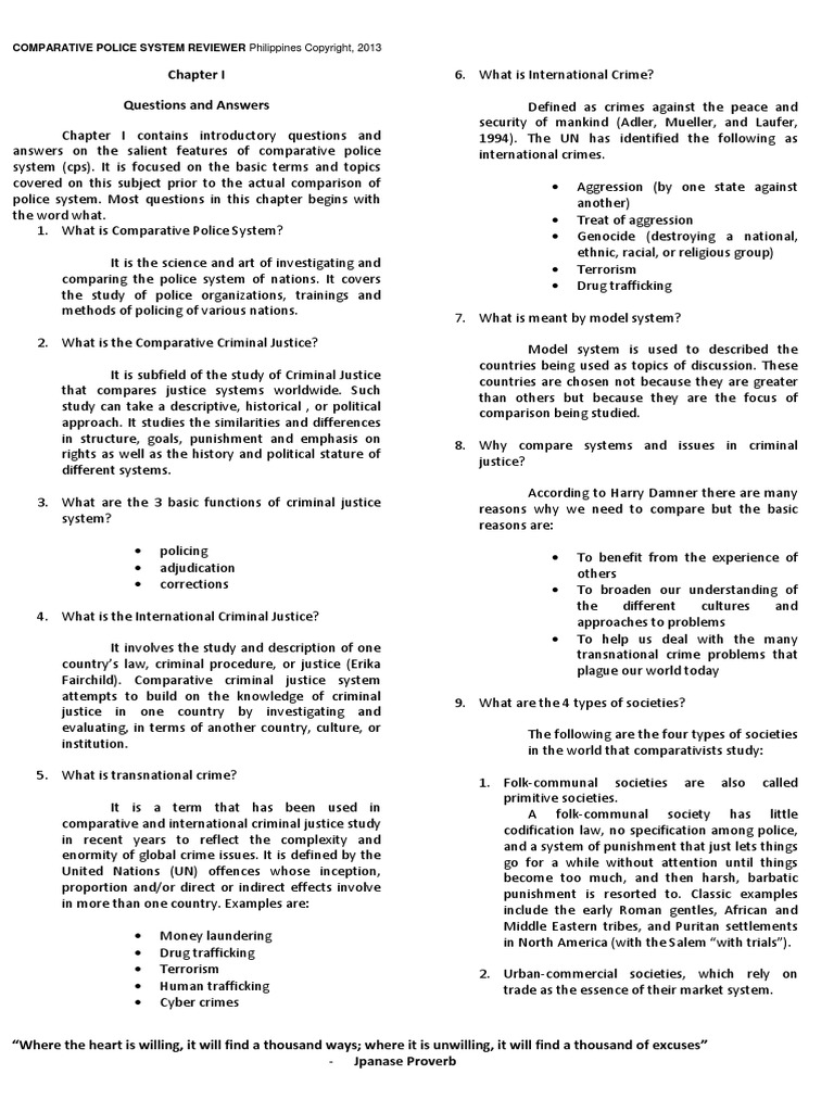Coptarative Reviewer Pdf Organized Crime Human Trafficking