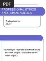 Professional Ethics and Human Values (1) .PPT 1