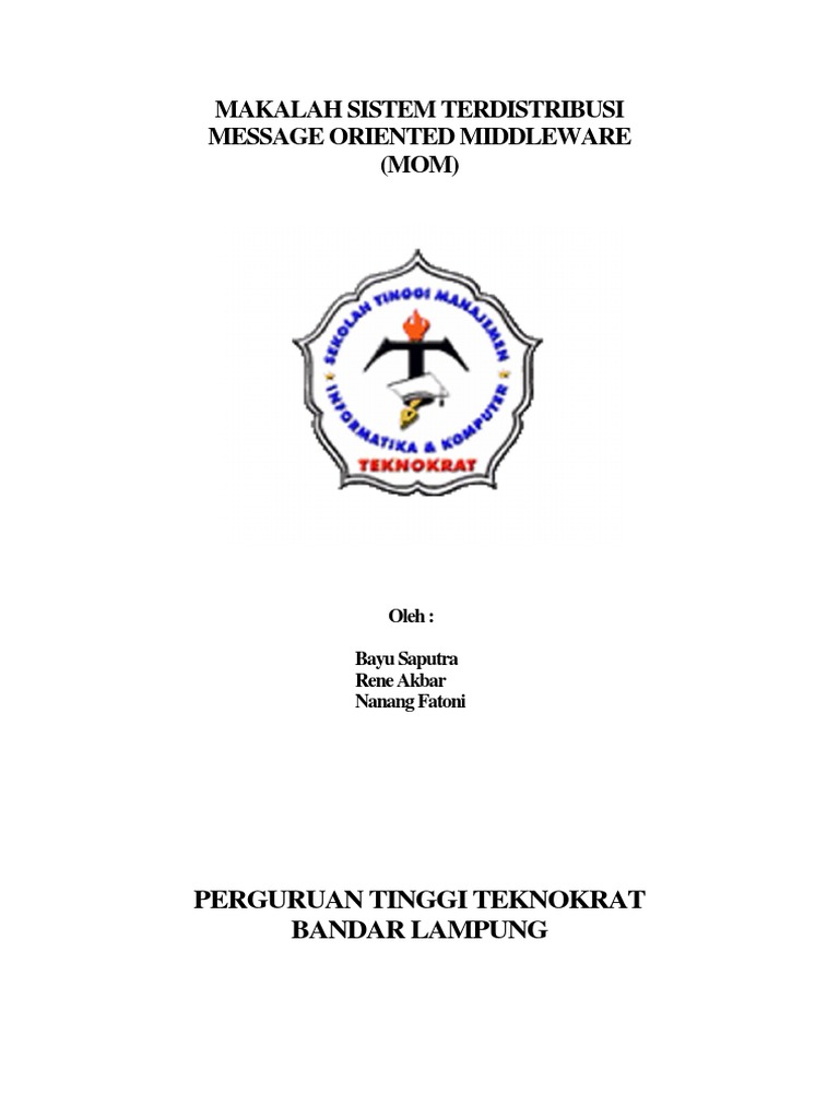 Pengantar Message-Oriented Middleware | PDF | Bisnis
