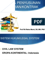 Hukum & Penyusunan Perjanjian Kontrak