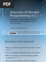 Overview of Parallel Programming in C++ - Pablo Halpern - CppCon 2014