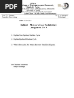 Subject - Microprocessor Architecture Assignment No. 3