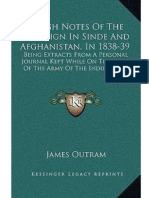 Rough Notes of Campaign in Sinde and Afghanistan in 1838-39 (1840) by Outram S PDF