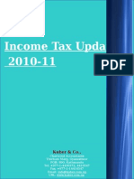 Tax Updates 2010-11 Ammended