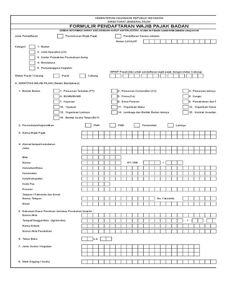 pendaftaran xls formulir Perda 20.xls Sesuai Formulir Permohonan pendaftaran xls formulir Perda 20.xls Sesuai Formulir Permohonan