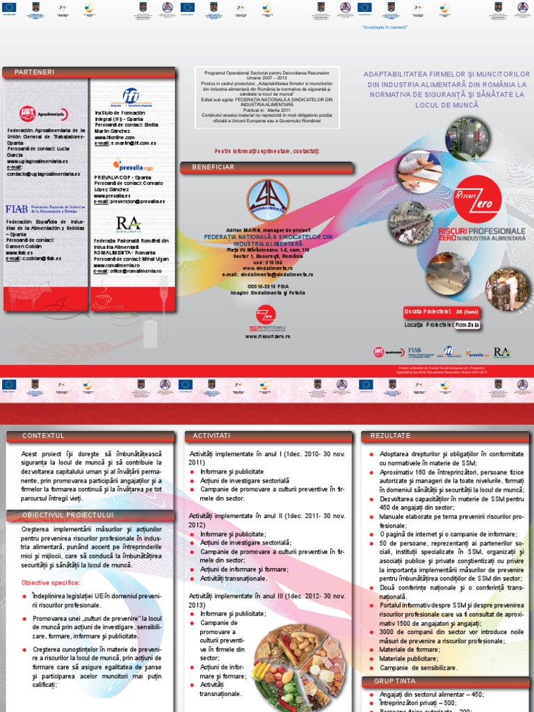 1.pliant Proiect Riscuri Zero | PDF