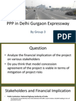 PPP in Delhi Gurgaon Expressway - Group 3