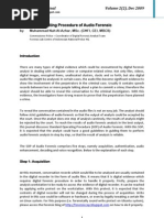 Download Forensic Cop Journal 22 2009-Standard Operating Procedure of Audio Forensic by Muhammad Nuh Al-Azhar SN24292835 doc pdf
