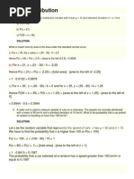 Normal Distribution Giuded Solutions