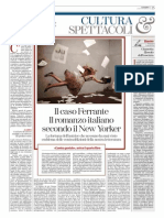 Il caso Ferrante, il romanzo italiano secondo il New Yorker