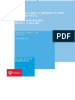Analysis-Based 2D Design of Steel Storage Racks - RR908