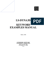 Ls-dyna3d Keyword Examples Manual