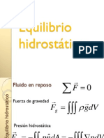 Equilibrio Hidrostatico PDF