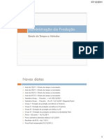 Capitulo 04 - Adm Produção Tempos e Métodos Aulas 01 - 02 - 03 Ok PDF