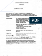 Louisville Metro Planning Commission 2002 Approval of Oxmoor Farm Development